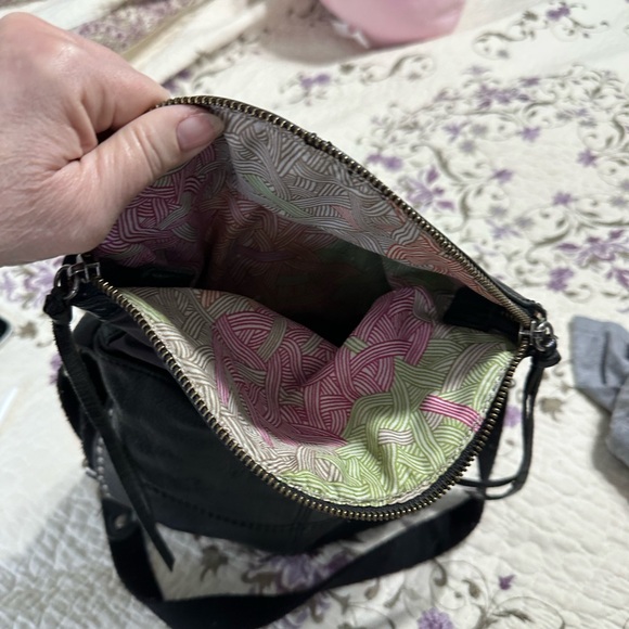 Black leather Sak bag great preloved condition - Picture 6 of 7